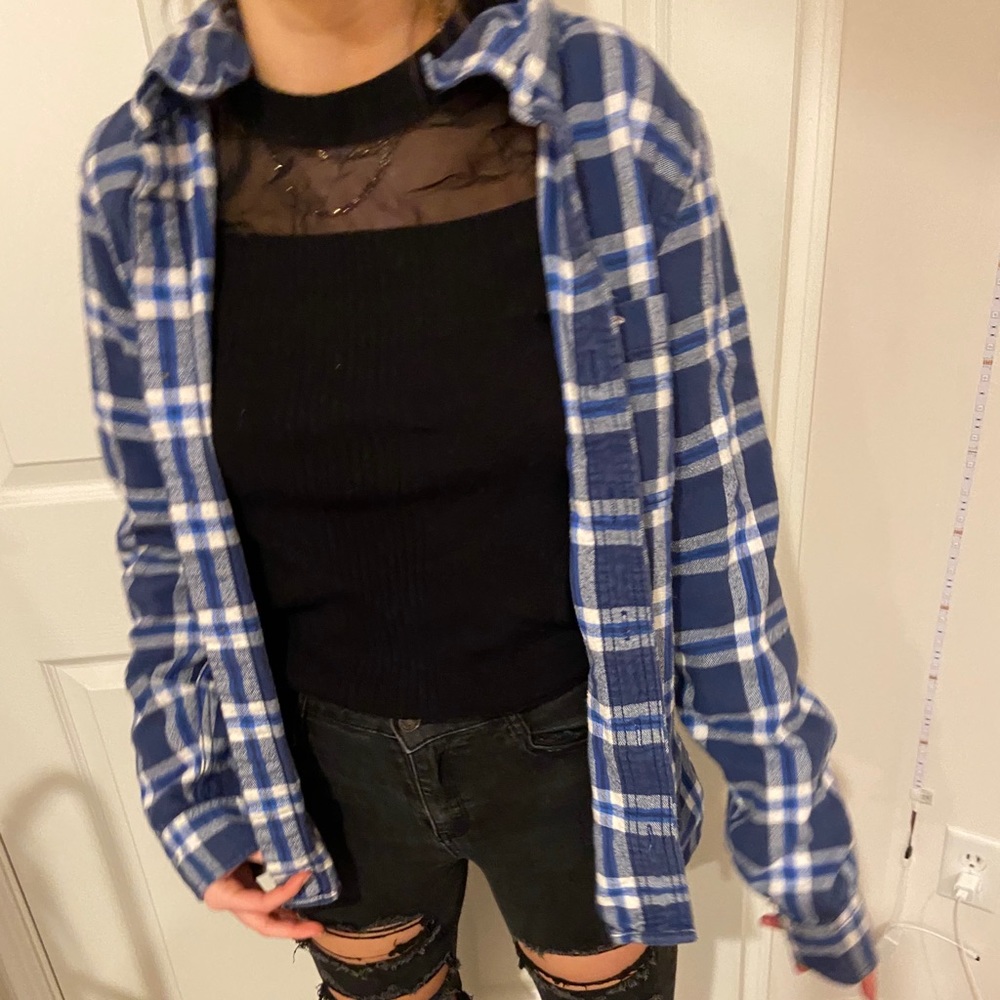 Blue flannel